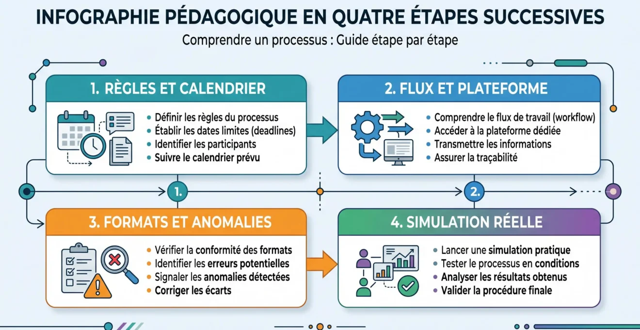 Parcours de formation en quatre ateliers sur la facturation électronique