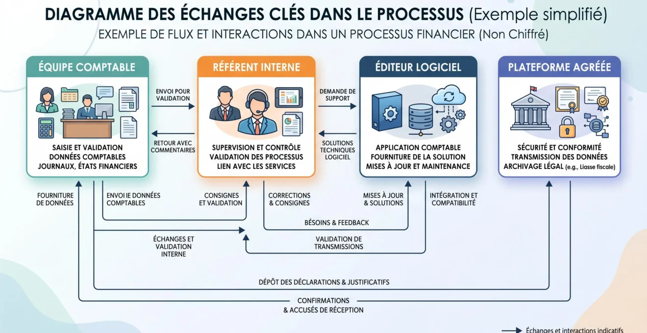Répartition des responsabilités pour la facturation électronique dans une PME